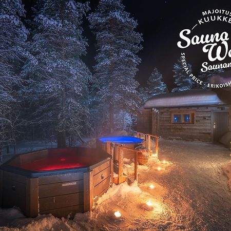 Kuukkeli Log Houses Villa Aurora "Pupula" ساريسيلكا المظهر الخارجي الصورة