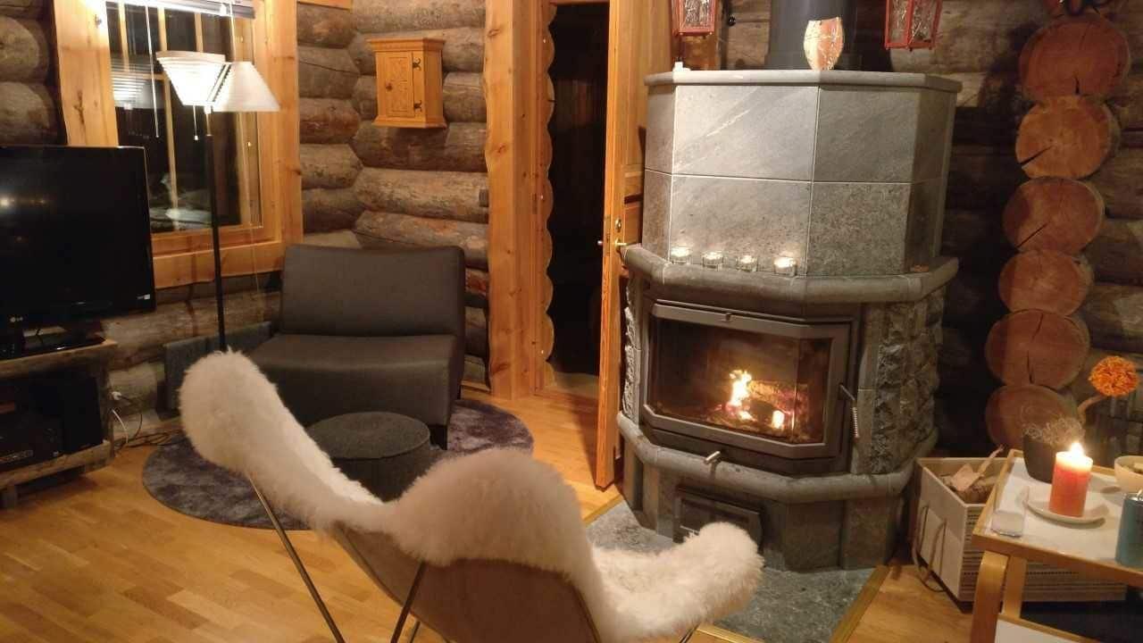 Kuukkeli Log Houses Villa Aurora "Pupula" ساريسيلكا المظهر الخارجي الصورة