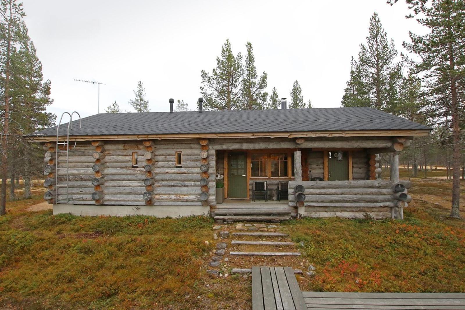 Kuukkeli Log Houses Villa Aurora "Pupula" ساريسيلكا المظهر الخارجي الصورة