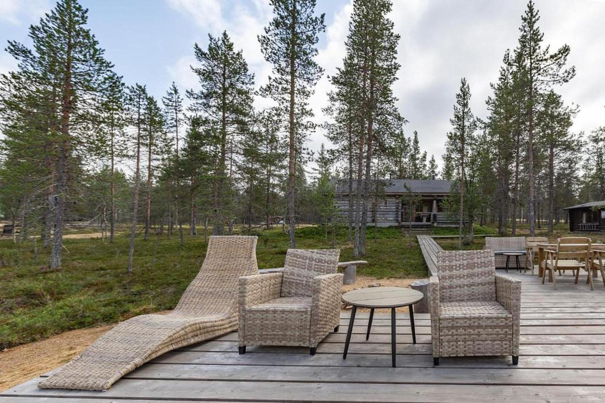 Kuukkeli Log Houses Villa Aurora "Pupula" ساريسيلكا المظهر الخارجي الصورة