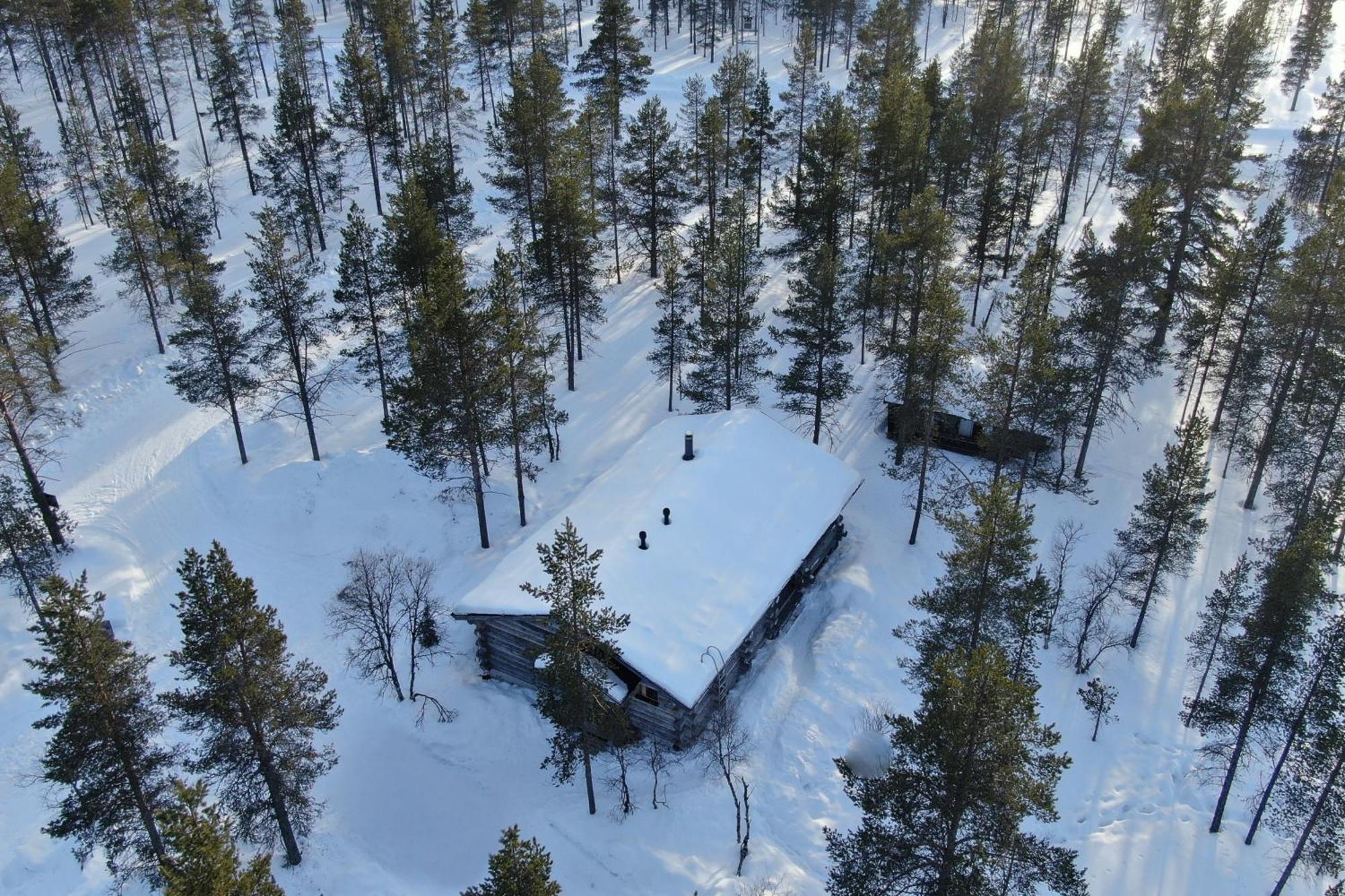 Kuukkeli Log Houses Villa Aurora "Pupula" ساريسيلكا المظهر الخارجي الصورة