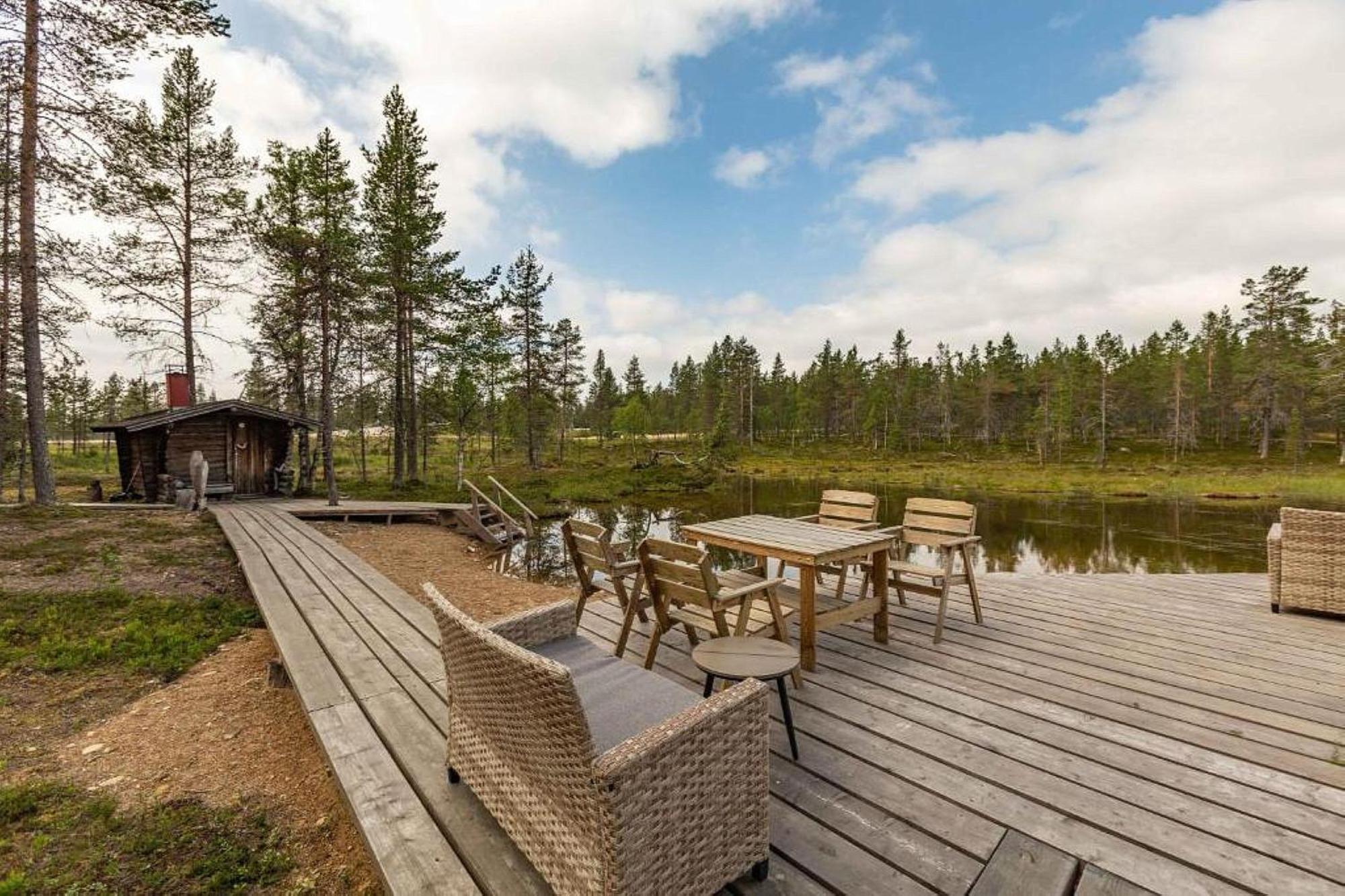 Kuukkeli Log Houses Villa Aurora "Pupula" ساريسيلكا المظهر الخارجي الصورة