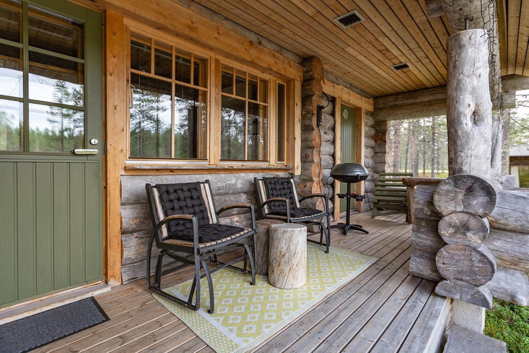 Kuukkeli Log Houses Villa Aurora "Pupula" ساريسيلكا المظهر الخارجي الصورة