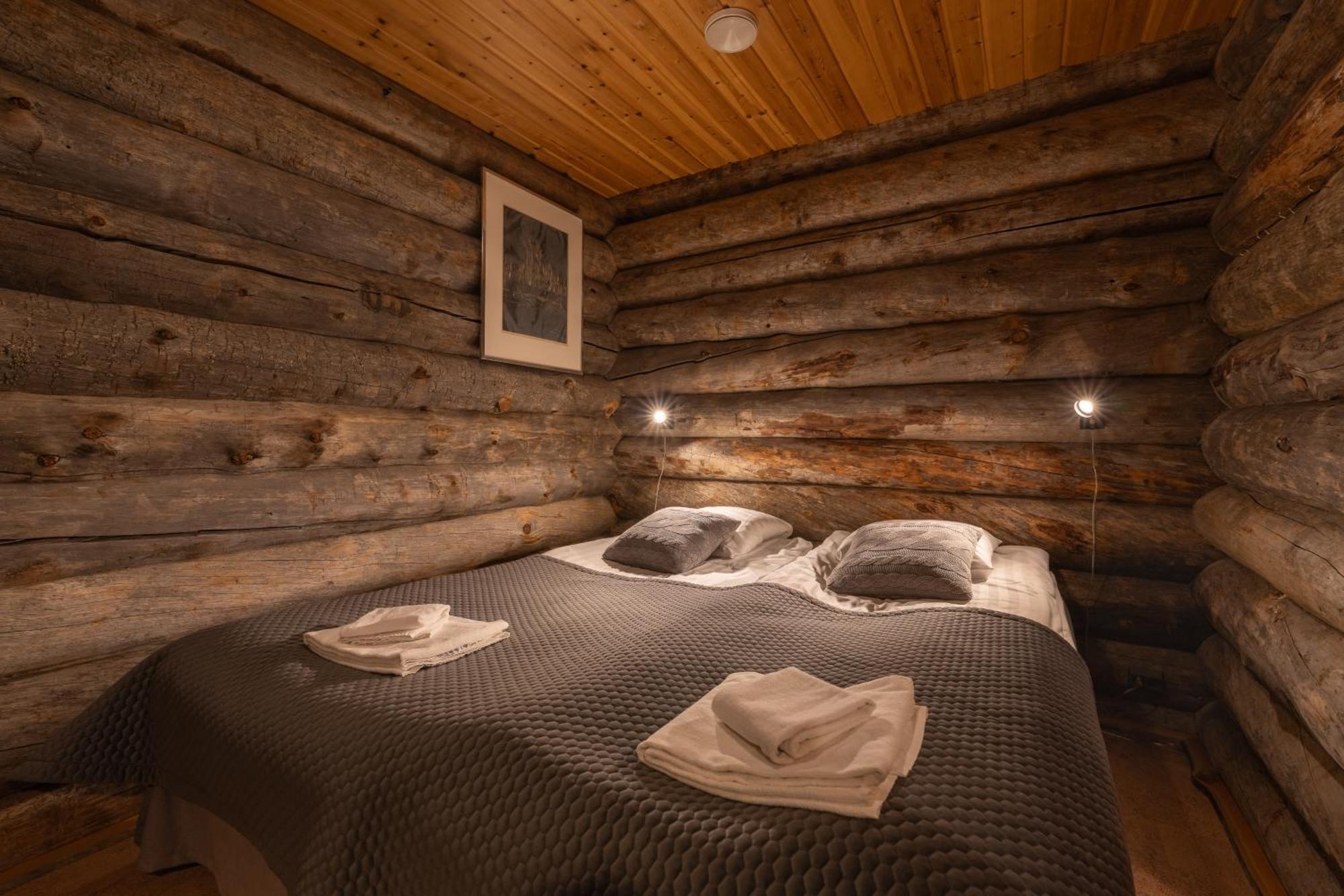 Kuukkeli Log Houses Villa Aurora "Pupula" ساريسيلكا المظهر الخارجي الصورة