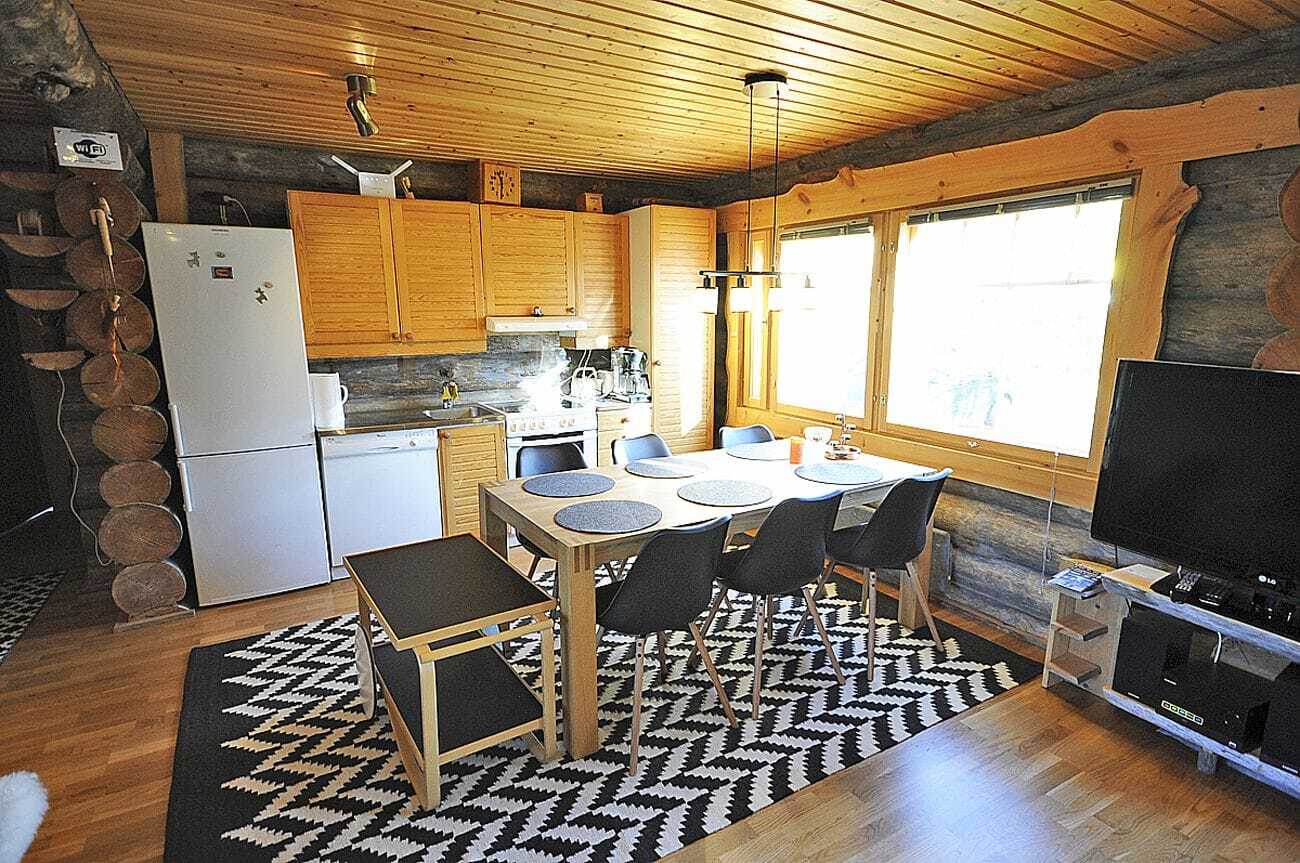 Kuukkeli Log Houses Villa Aurora "Pupula" ساريسيلكا المظهر الخارجي الصورة